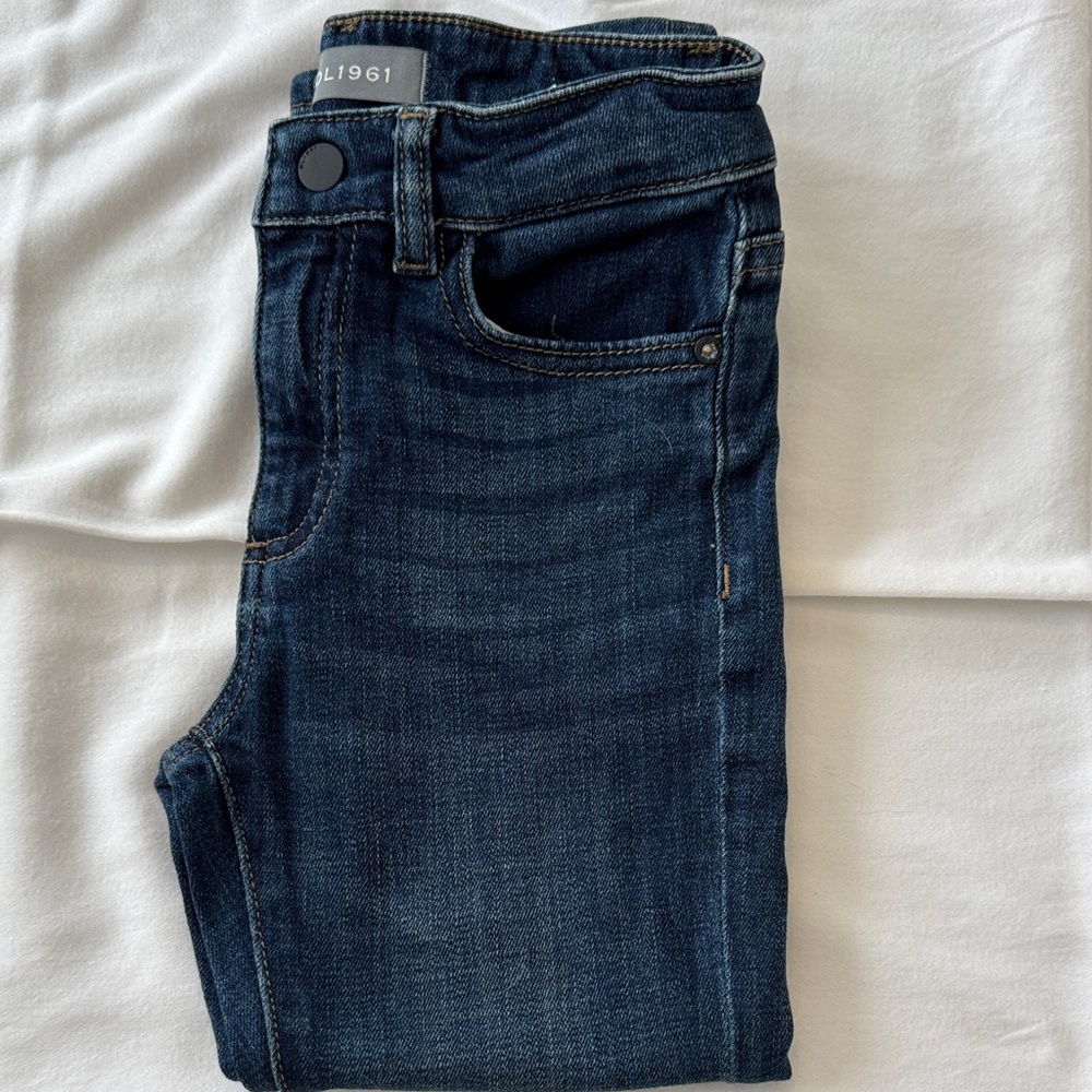 DL1961 Kids “Brady” Dark Blue Jeans, Boy’s 6 Slim